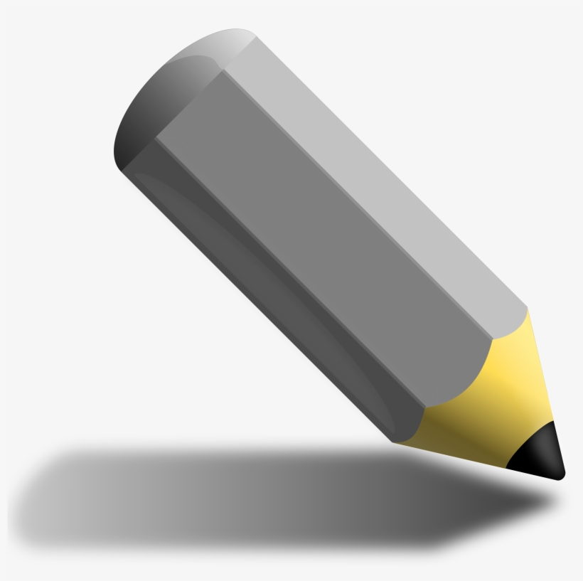 This Free Icons Png Design Of Grey Pencil, transparent png #8105498
