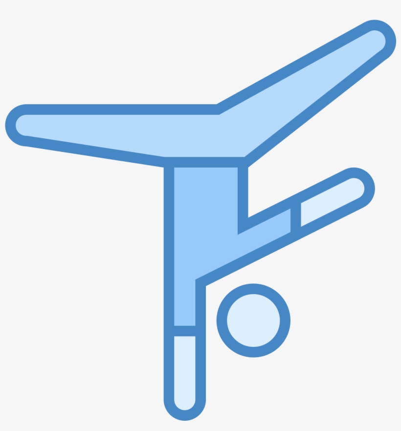 The Image Is Of A Person That Is Mid Cartwheel, transparent png #8105534