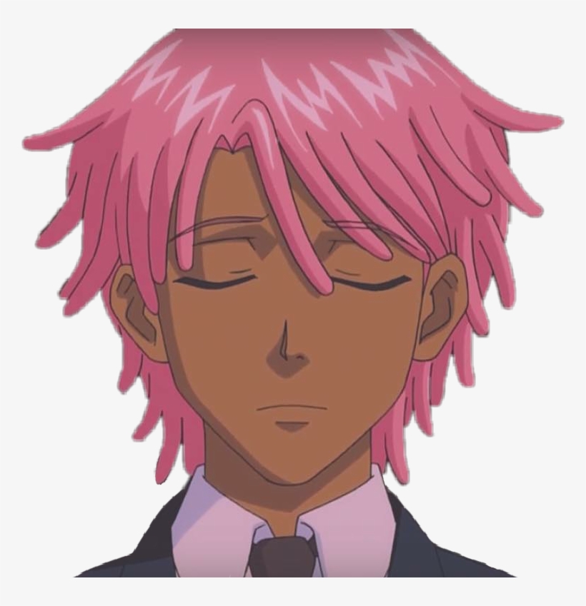 Pink Hair Anime Boy - Anime Boy With Pink Hair, transparent png #8105535