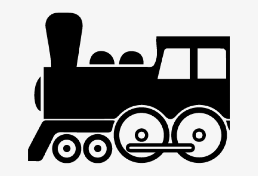 Train Engine Clipart - Cartoon Train Side View, transparent png #8105541