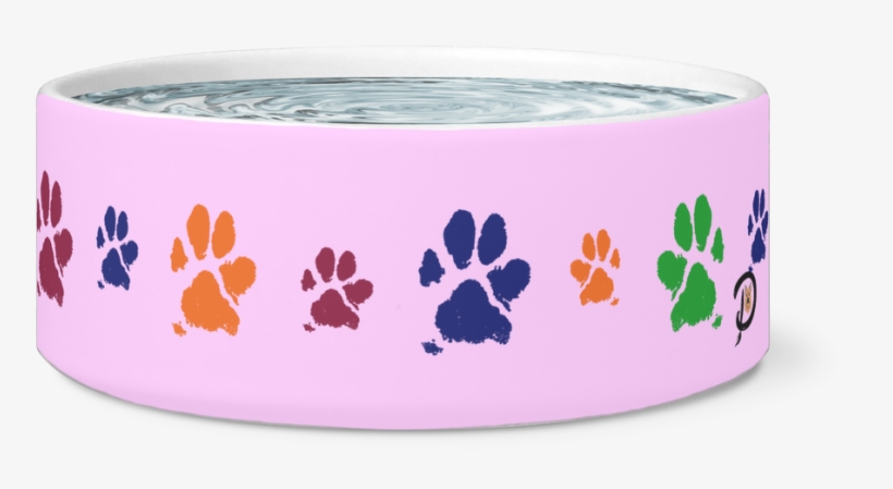 Dog Paw Print Bowl - Bracelet, transparent png #8105756