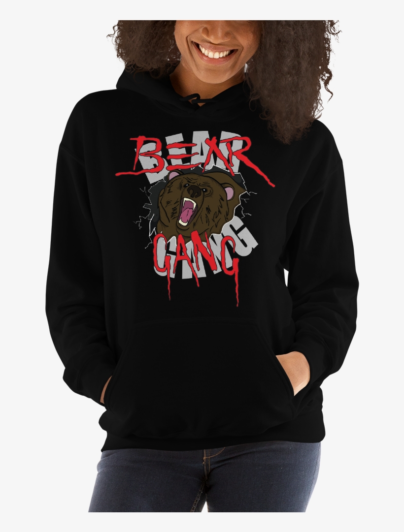 Bear Gang Hoodie Bear Gang Apparel Png Gang Apparel - Sweatshirt, transparent png #8105877