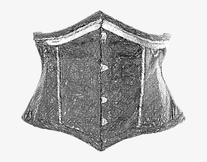 Waist Cincher Corset In Maroon Suede - Sketch, transparent png #8105962