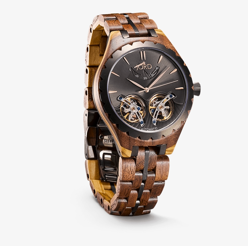 Eco-friendly Fathers Day Gift Guide Jord Wood Watch - Jord Wood Watches, transparent png #8106299