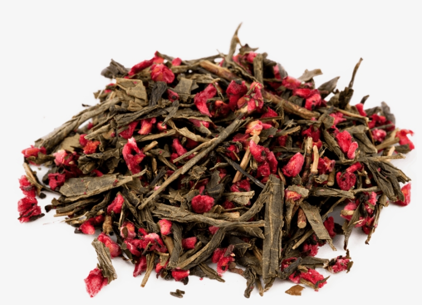 Organic Raspberry Green Tea - Hibiscus, transparent png #8106507