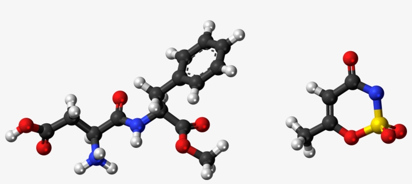 Aspartame Acesulfame Salt 3d Balls - Aspartame Metabolism, transparent png #8106633