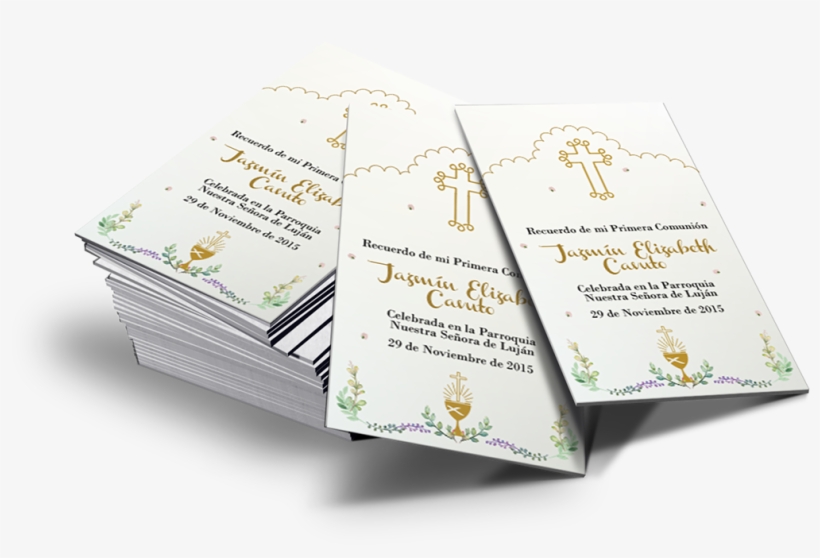 Tarjetas De Comunión - Book, transparent png #8106664