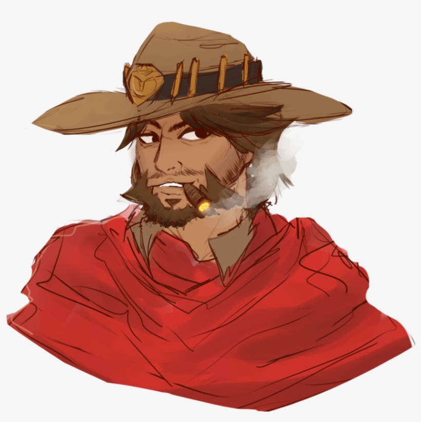 Mccree Hat Png - Illustration, transparent png #8106903