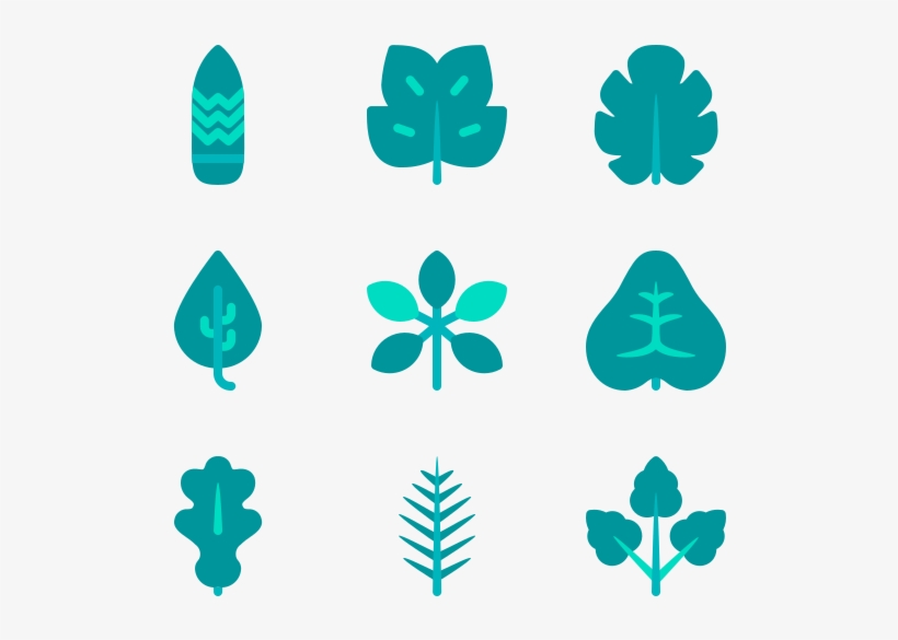 Tropical Leaves, transparent png #8107340