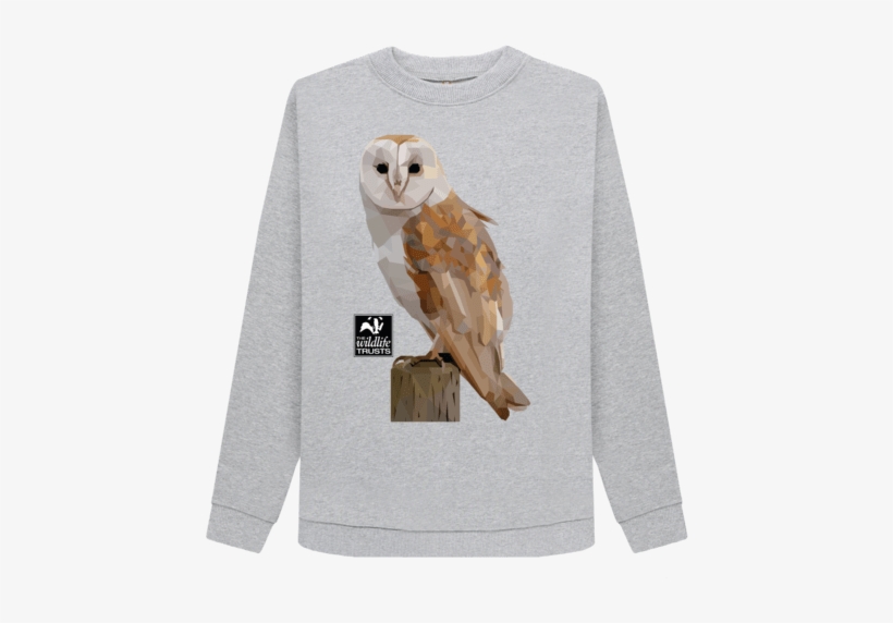 Owl Jumper - Sweater, transparent png #8107422