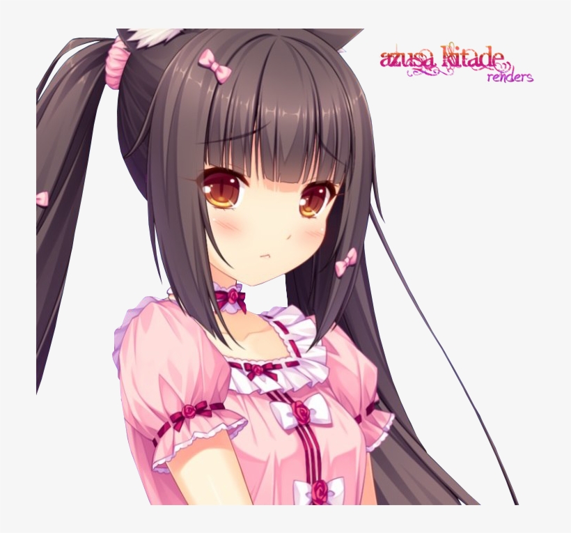 [png] Chocola & Vanilla - Ecchineko Girl, transparent png #8107954