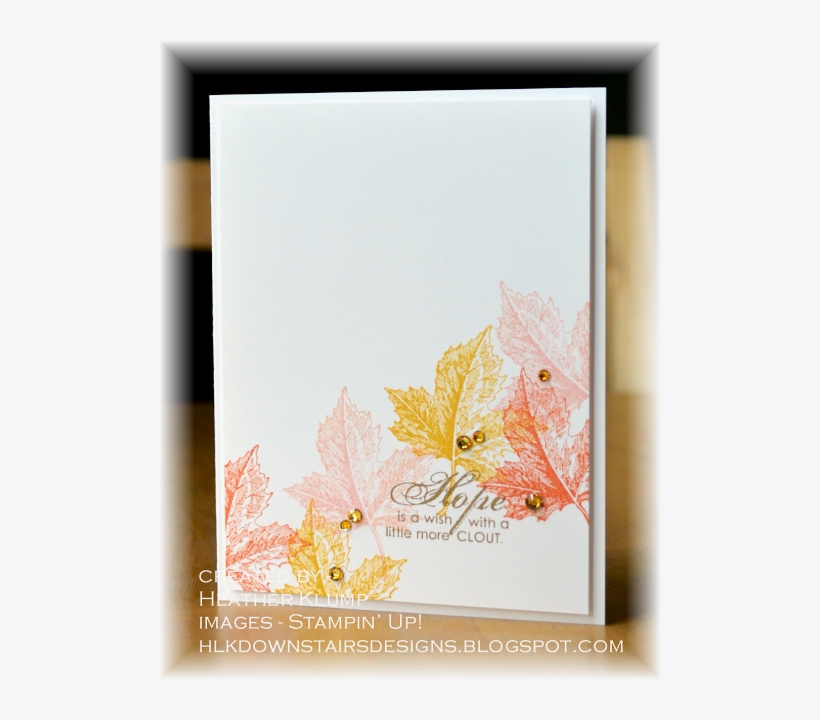 Handmade Card From Downstairs Designs Clean And Simple - Greeting Card, transparent png #8107995
