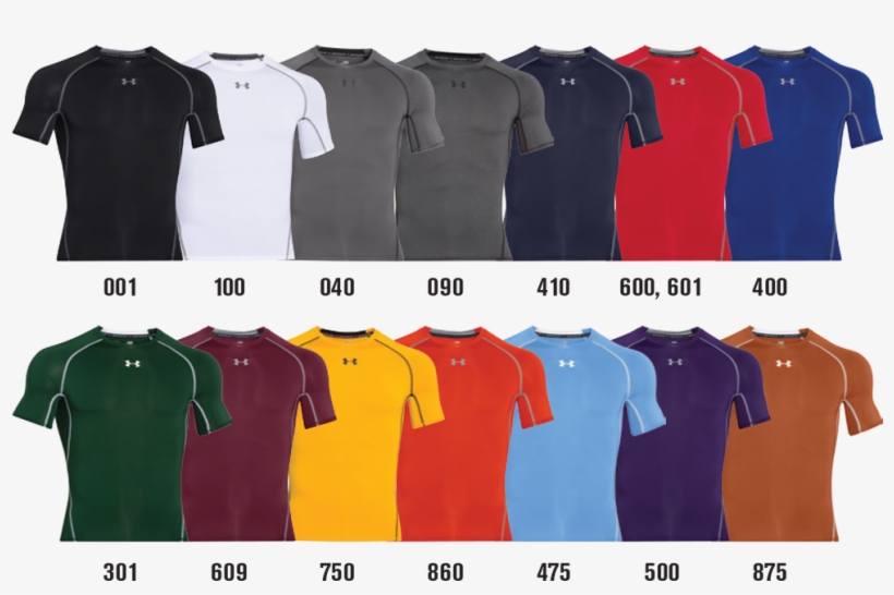 Custom Under Armour Heat Gear Compression Shirts - Compression T Shirt Under Armour, transparent png #8108022