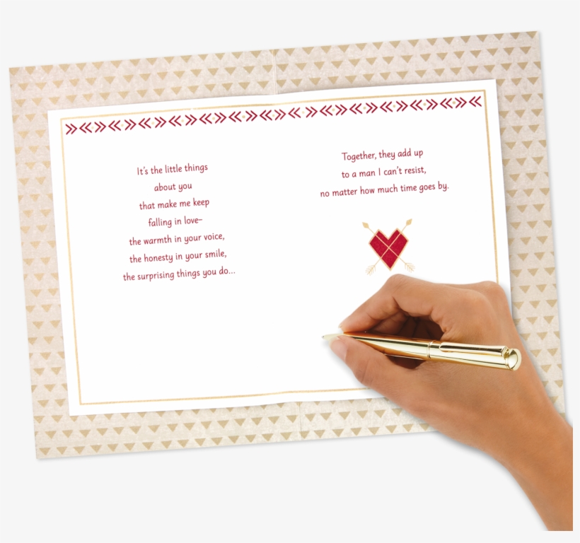 Card To The Man I Can't Resist Valentine's - Document, transparent png #8108515