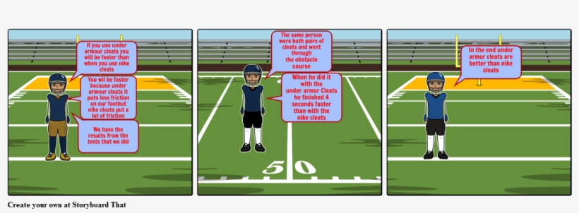 ﻿you Wil Be Faster Because Under Armour Cleats It - Comics, transparent png #8108778