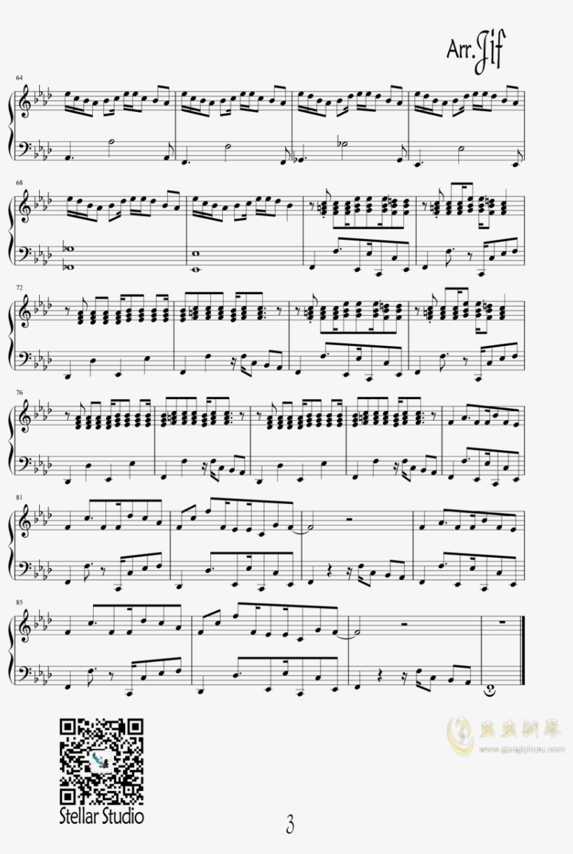Crazy Frog钢琴谱第4页 - Piano, transparent png #8109102