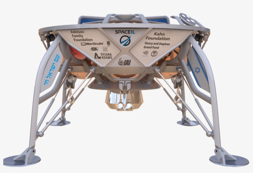 Graphic Of The Beresheet Spacecraft - 3d Printed Xprize, transparent png #8110449