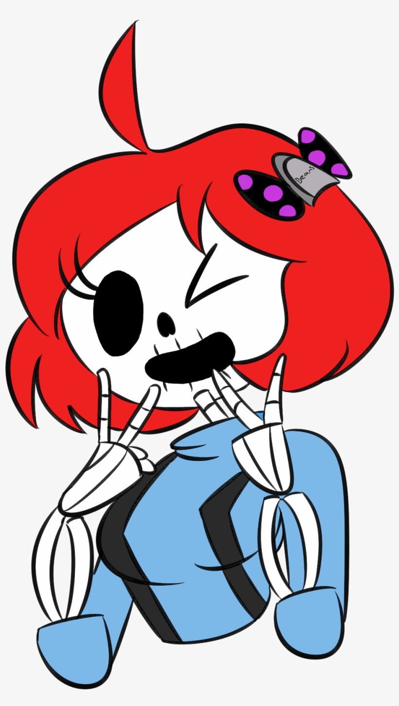 - Skelly Monster Girl Gamu - Cartoon, transparent png #8110572