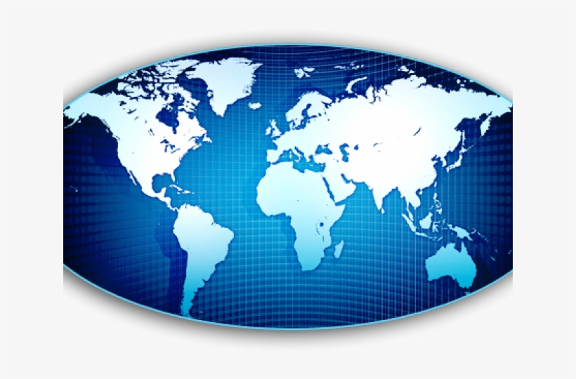World Map Blue Free, transparent png #8110793