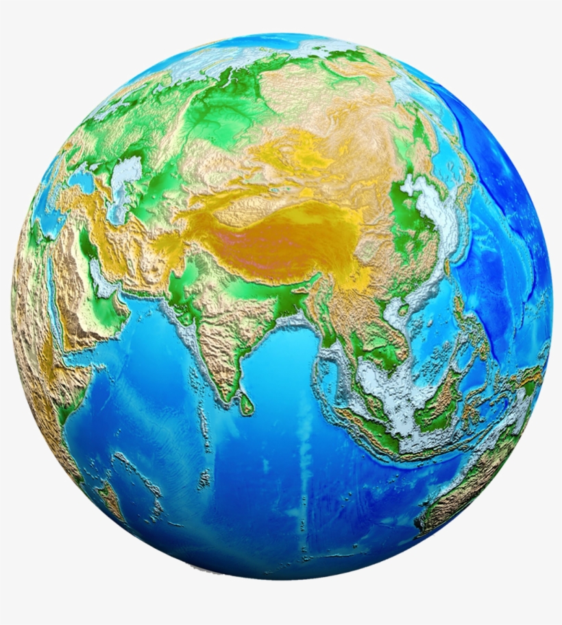 Earth Globe With White Background, transparent png #8111133