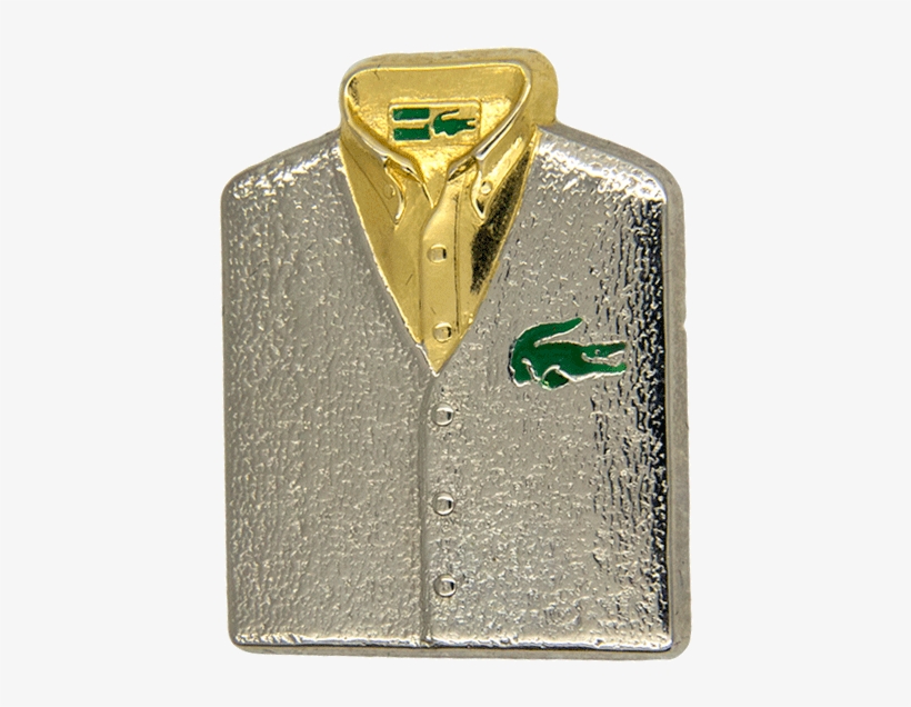 Lacoste Shirt Pin , Silver/gold - Emblem, transparent png #8112035