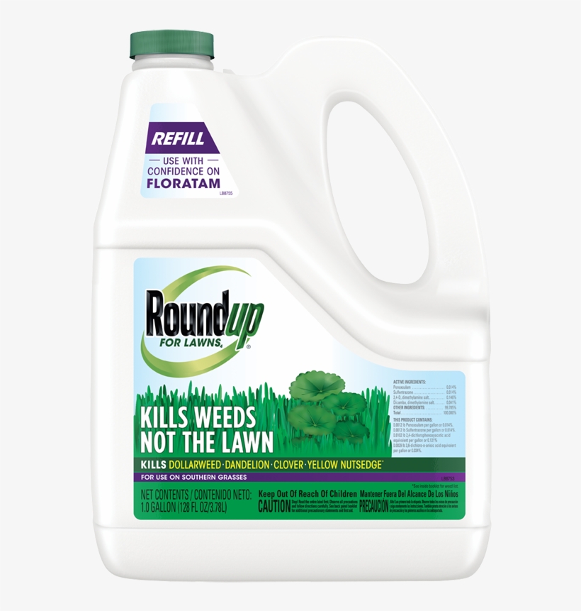 Roundup® For Lawns Refill - Automotive Cleaning, transparent png #8113271