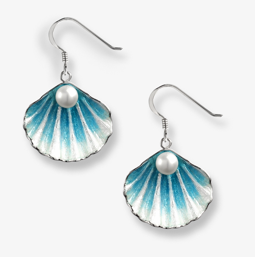 Stock - Enamel And Silver Earrings, transparent png #8113341