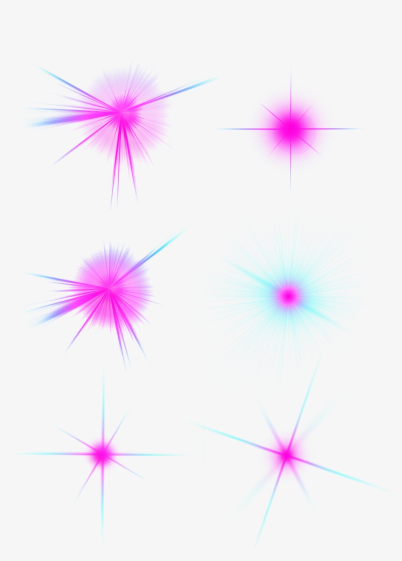 Light Effect Red Blue Gradient Illuminating Elements - Flower, transparent png #8113840