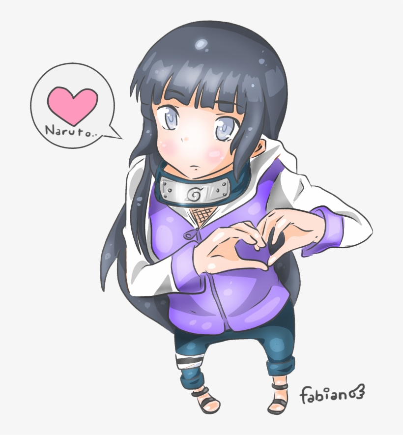 Hyuga Hinata Valentines Day - Cartoon, transparent png #8114332