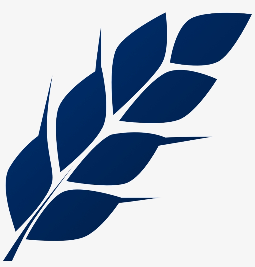 Wheat Gradient Blue Copy - Emblem, transparent png #8114334