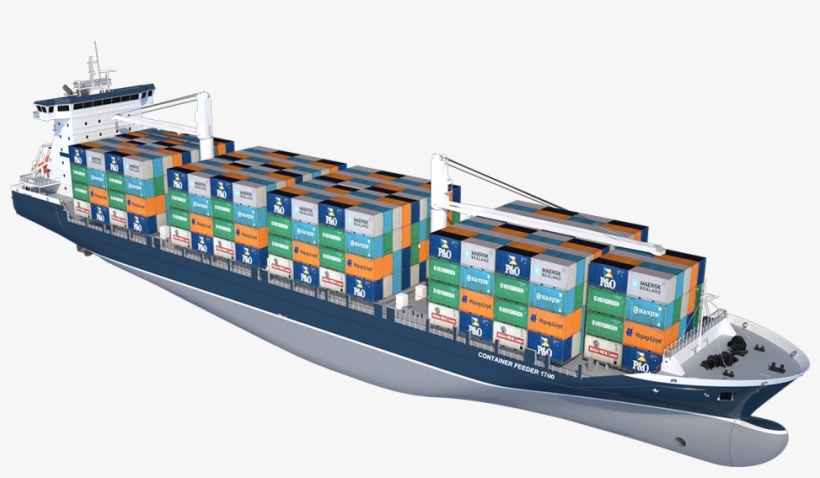 Ready For Lng Fuels - Lng Container Ship, transparent png #8114621