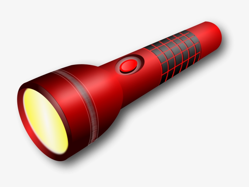 Free Clipart - Torch - Flashlight Clipart Png, transparent png #8114966