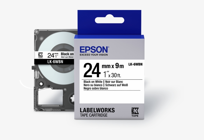 Lk Tape Tape Lk Tapes For Labelworks - Epson Labelworks Tape Cartridge, transparent png #8115033