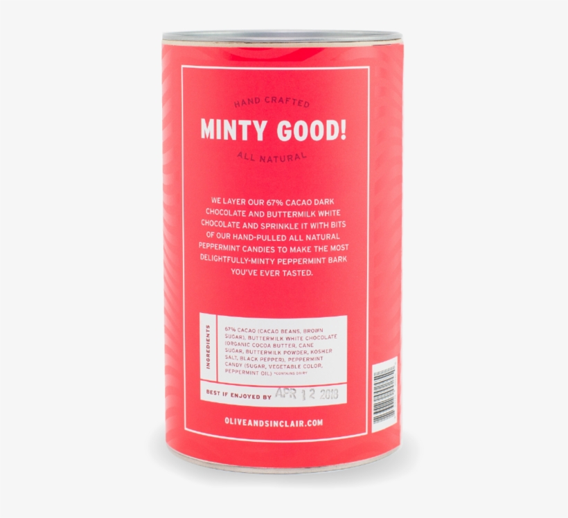 Peppermint Bark Olive & Sinclair Chocolate Co - Woo Woo, transparent png #8115071
