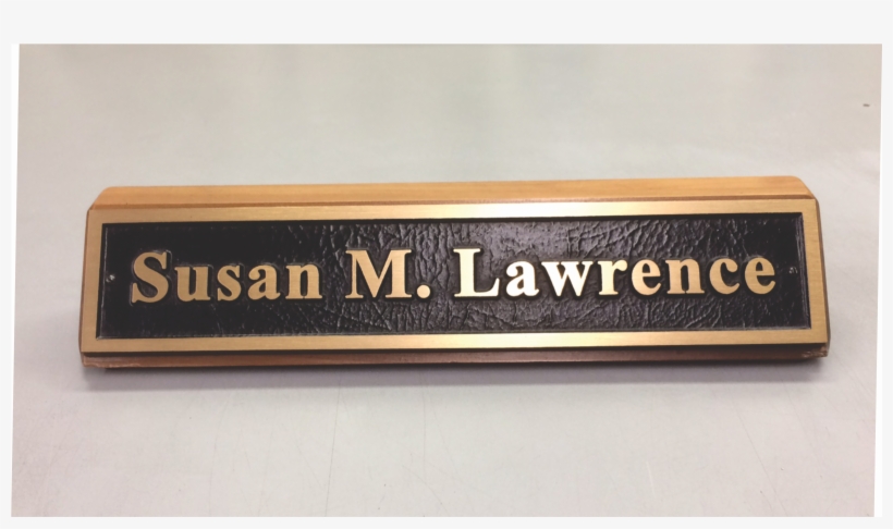 2400 × 2400 In Bronze Desk Nameplate - Label, transparent png #8115261