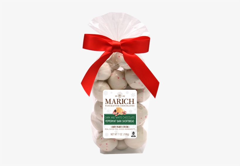 Dark & White Chocolate Peppermint Bark Shortbread - Marich Peppermint Bark Shortbread, transparent png #8115512
