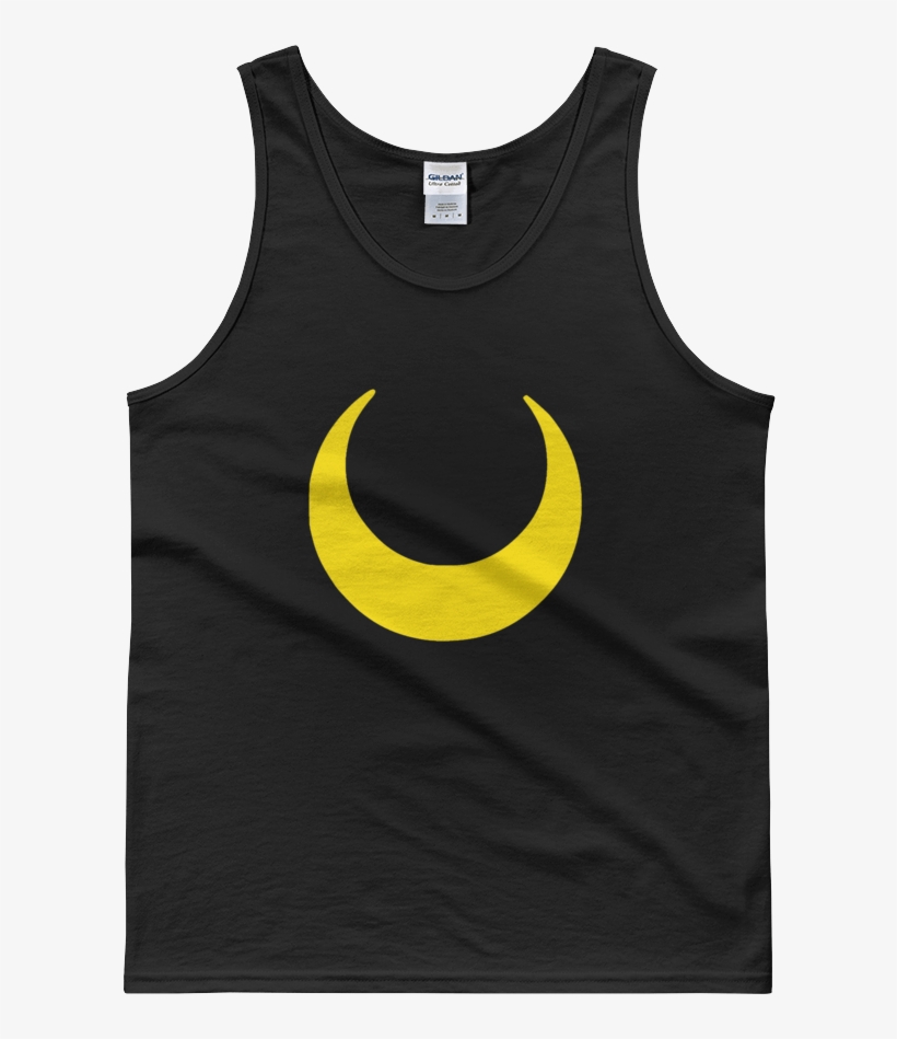 Men's Sailor Moon Crescent Moon Tank Top - Shirt, transparent png #8115864