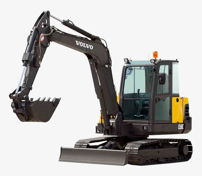 Volvo Ec60c Compact Excavator Downloads - Volvo Excavator Png, transparent png #8115991