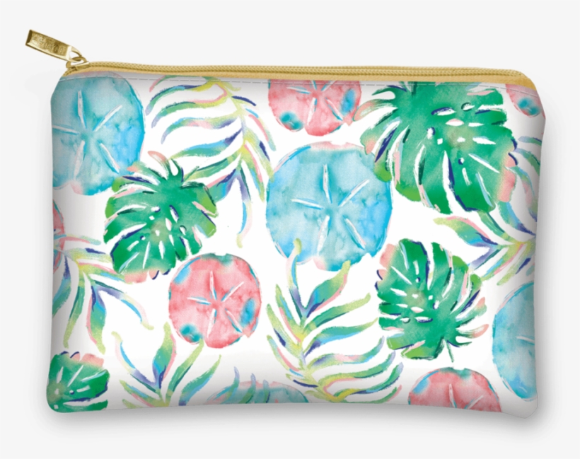 Sand Dollar Fronds Glam Bag - Coin Purse, transparent png #8116140