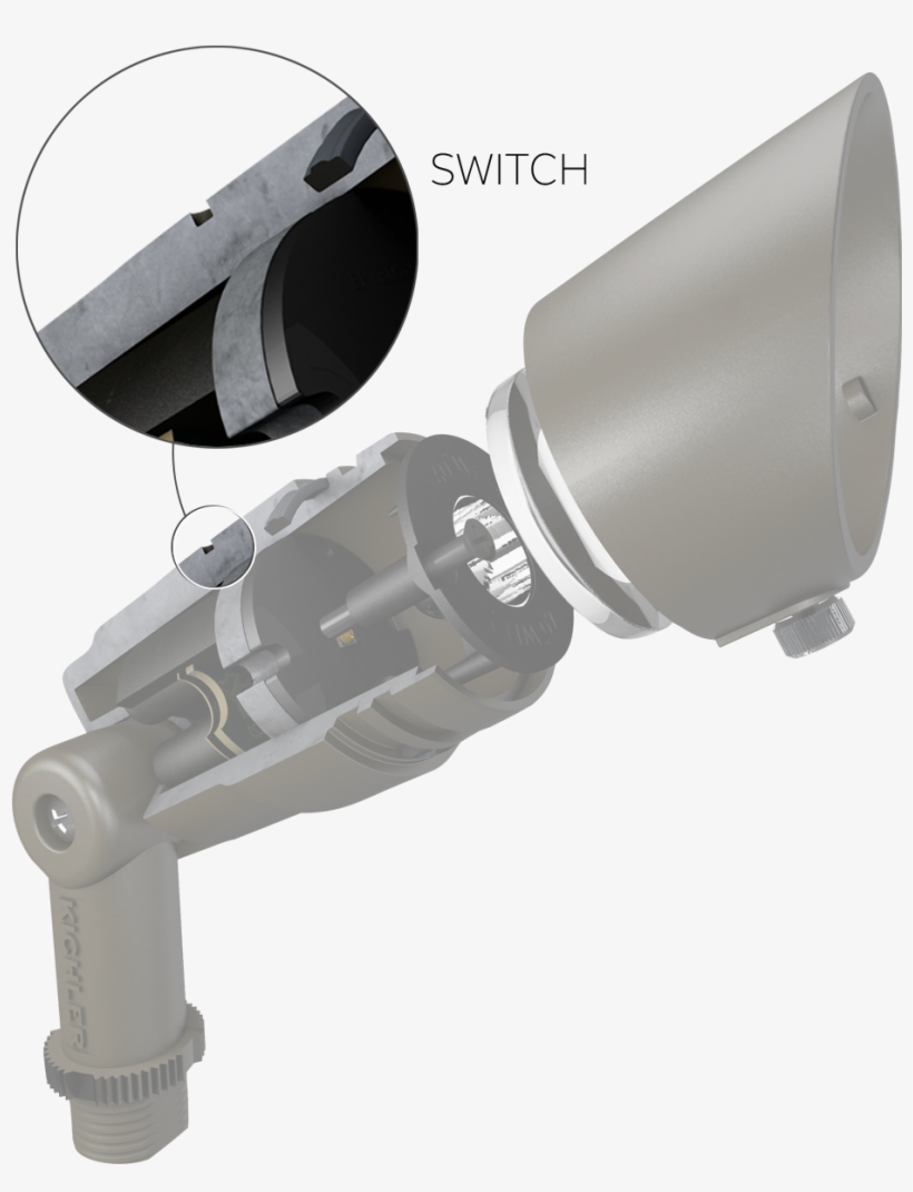 3d Render Exploded View Of Vlo Lighting Internal Components - Video Camera, transparent png #8116220