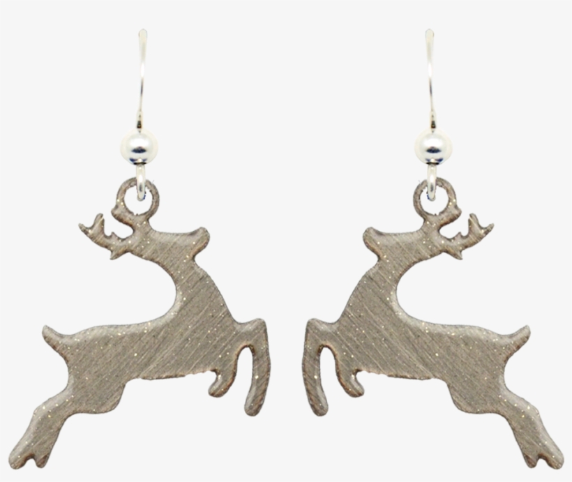 Stainless Reindeer - Earrings, transparent png #8116309