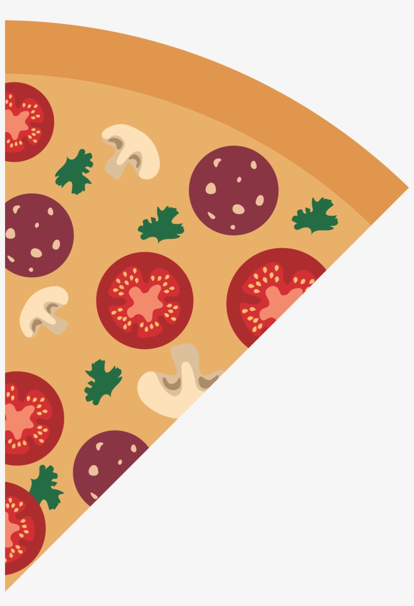 Free Download Big Image Png - Pizza Piece Vector Png, transparent png #8116698