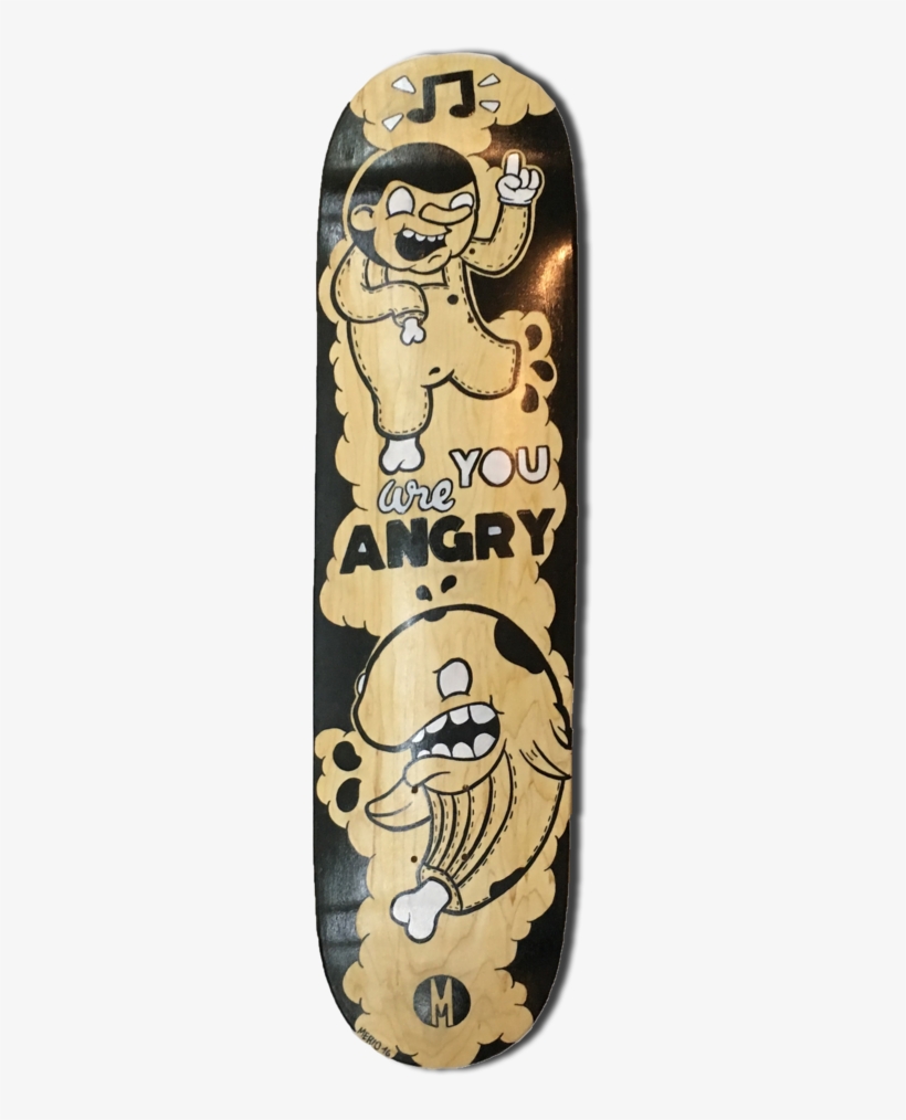 'pinocchio's Revenge' By Merio Fillin - Skateboard Deck, transparent png #8116705