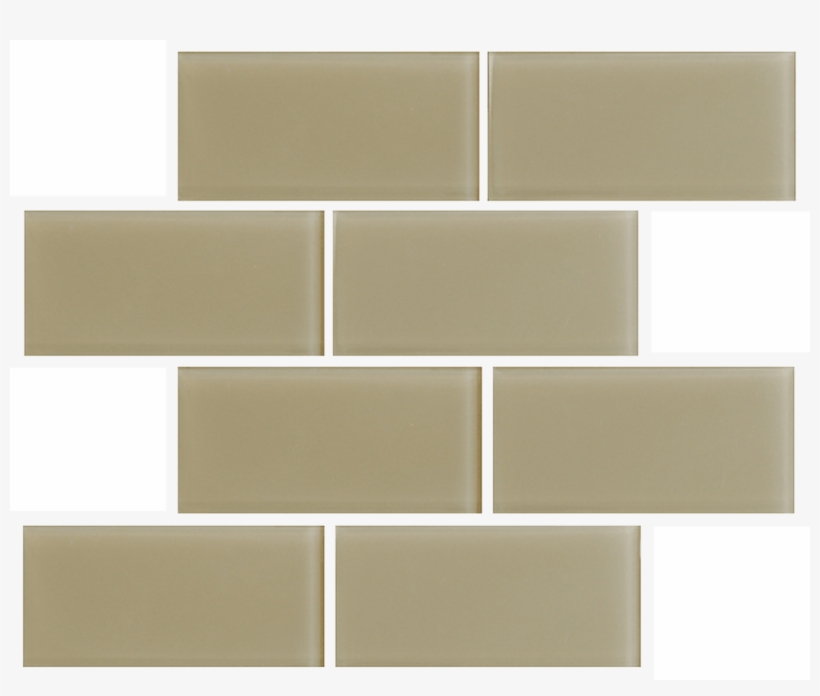 Crystal 3 X 6 Subway Tiles Sand Dollar - Tile, transparent png #8116757