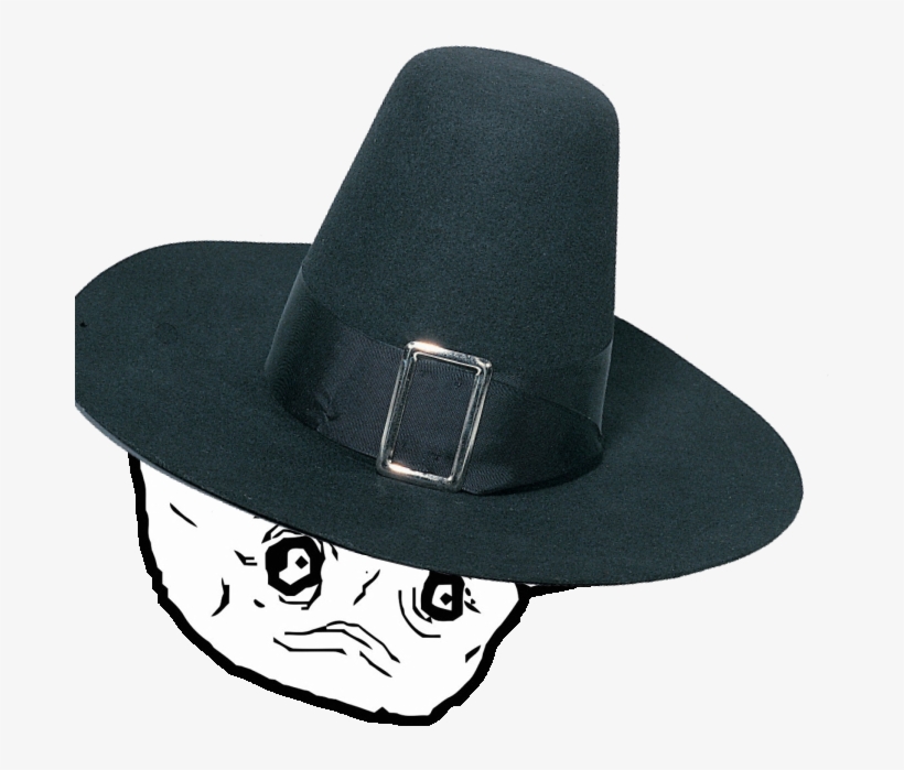 Somebody Give This A Subtitle - Pilgrim Hat, transparent png #8116932