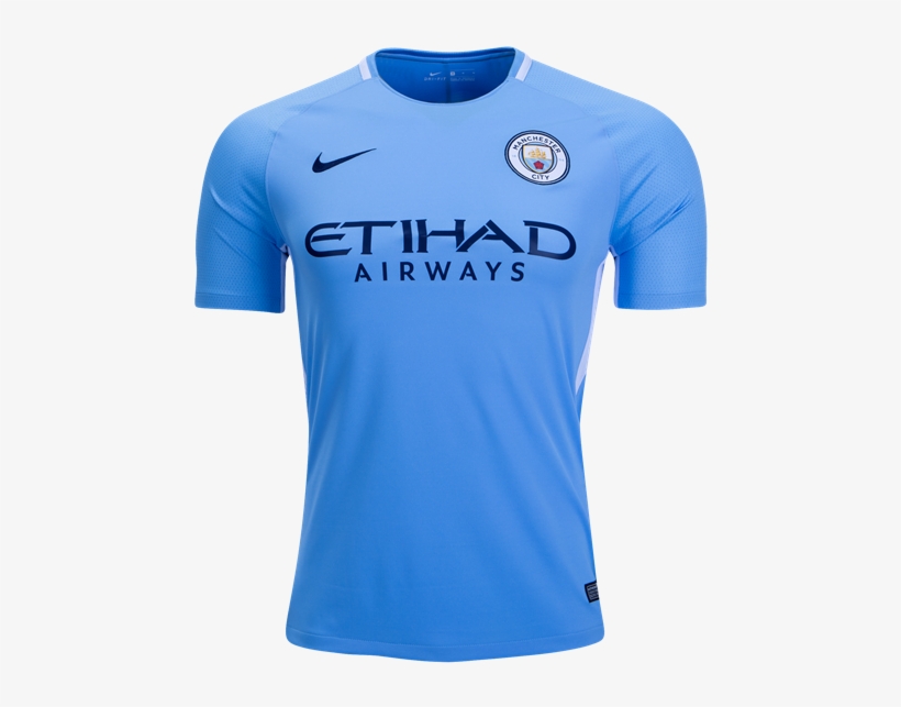 Manchester City Home 2017/18 - Kit Man City 2018 Png, transparent png #8117553