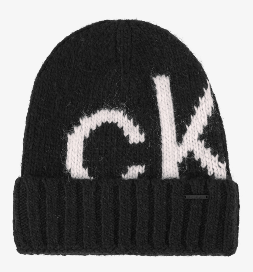 Calvin Klein Magda Ck Beanie Hat - Beanie, transparent png #8118320