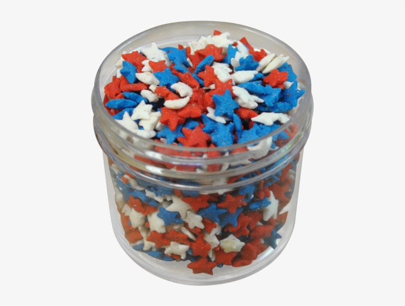 Red, White & Blue Star Quins - Candy, transparent png #8118867