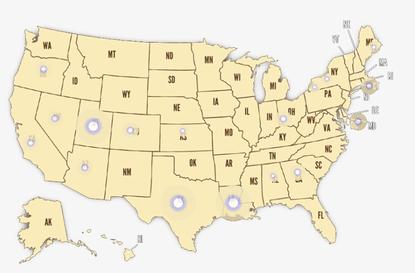 Become An Advocate - Map Of United States Reservations, transparent png #8118876