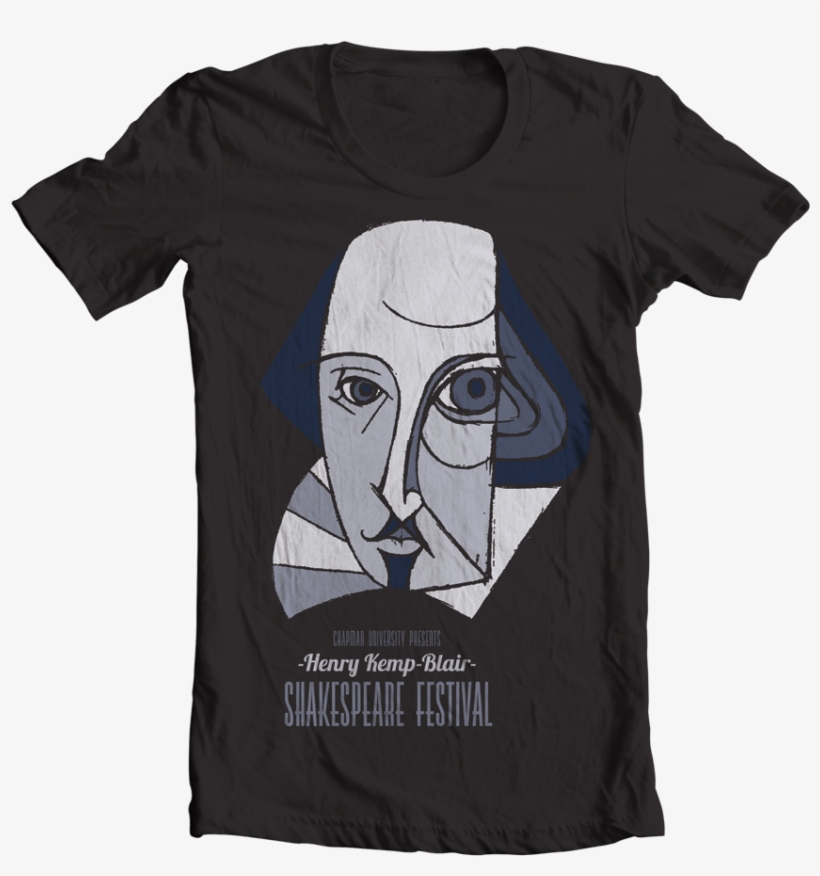Graphic Design Student Designs Shakespeare T-shirt - T Shirt, transparent png #8119056